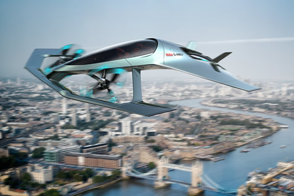 Volante Vision Concept voando