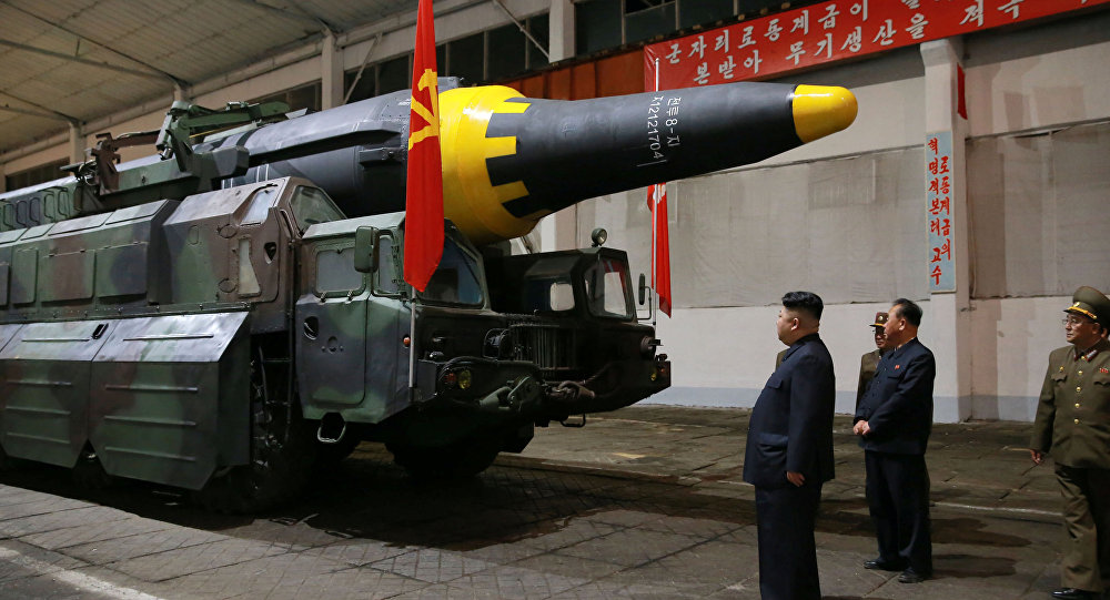 fábricas que são ligadas a lançamento de mísseis na Coreia do Norte