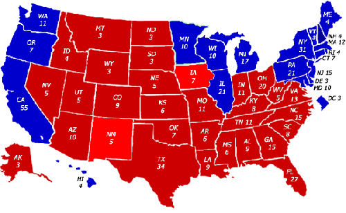 redefinição dos mapas eleitorais dos EUA