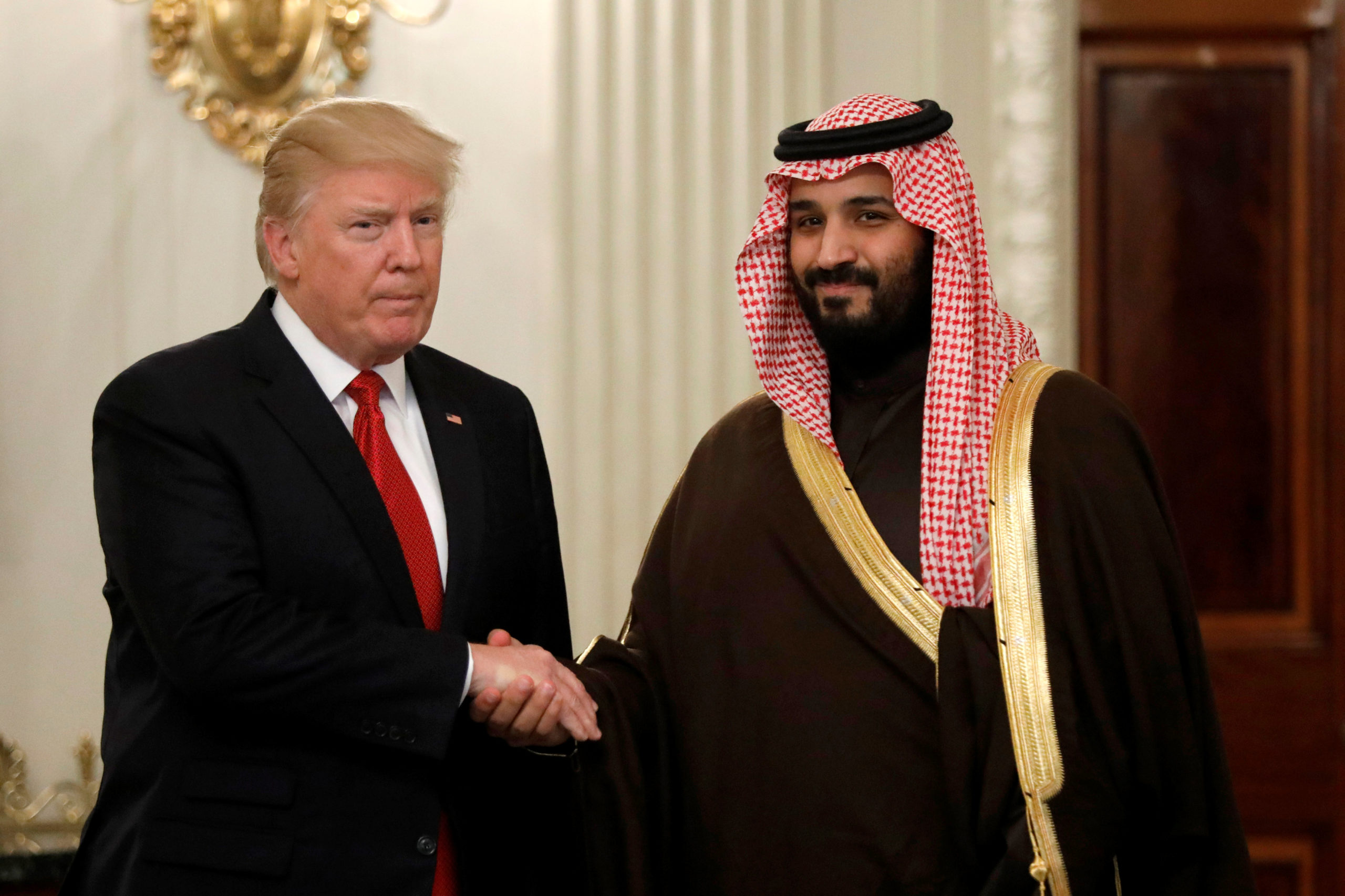 vendas militares de Trump para a Arábia Saudita